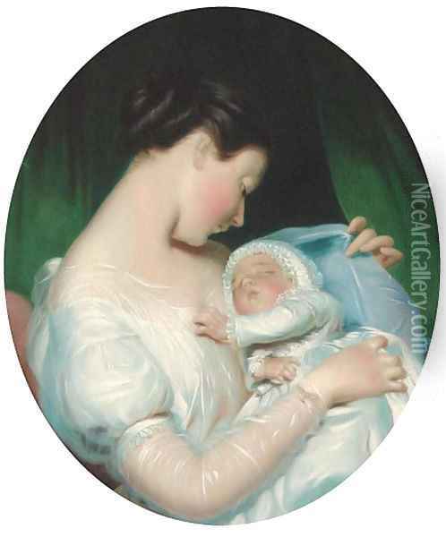Maternity Oil Painting - James Sant