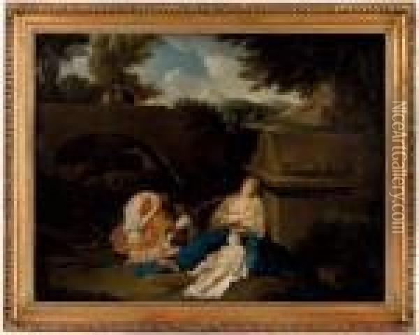 Der Bethlehemitischekindermord Oil Painting - Charles Lebrun