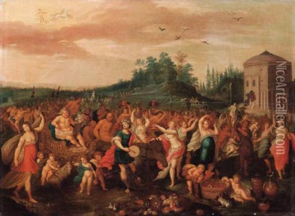 Baccanale Oil Painting - Frans II Francken