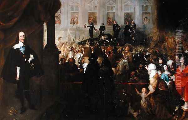 Execution of Charles I (1600-49) at Whitehall, January 30th, 1649 Oil Painting - Gonzales Coques