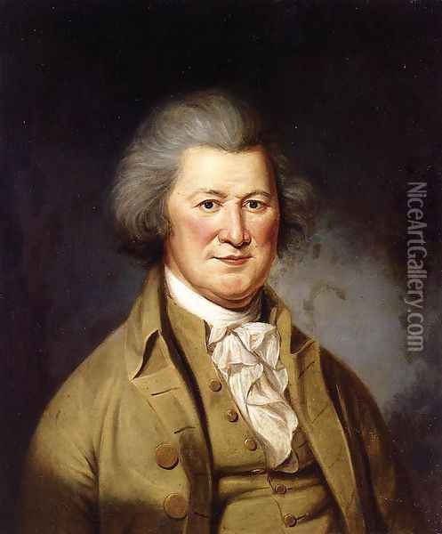 Portrait of Colonel John Cox Oil Painting - Charles Willson Peale