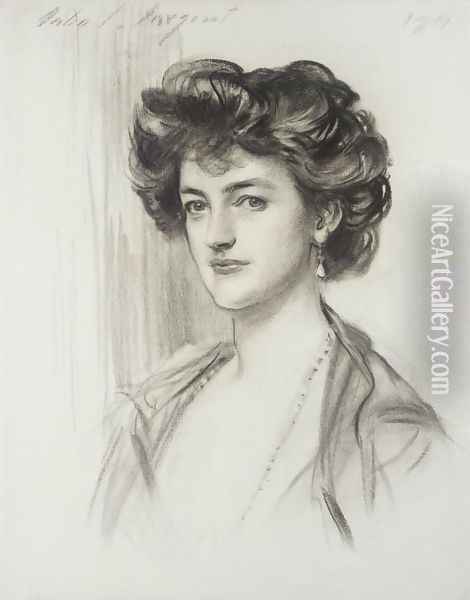 Portrait of Beatrice Alice Fielden Oil Painting - John Singer Sargent