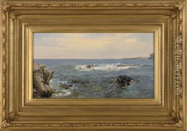 Near Gray Cliff Oil Painting - William Trost Richards