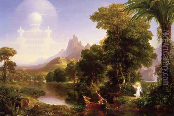 The Voyage of Life, Youth Oil Painting - Thomas Cole