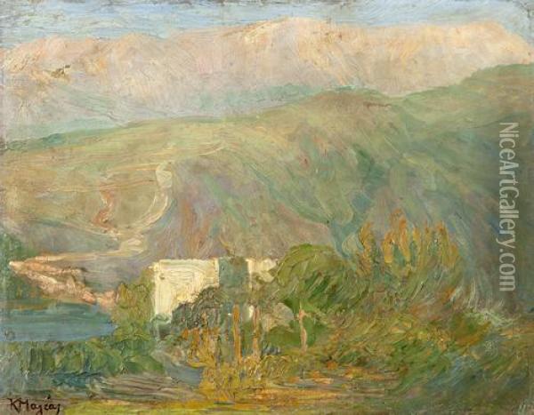 Lebanon Oil Painting - Konstantinos Maleas