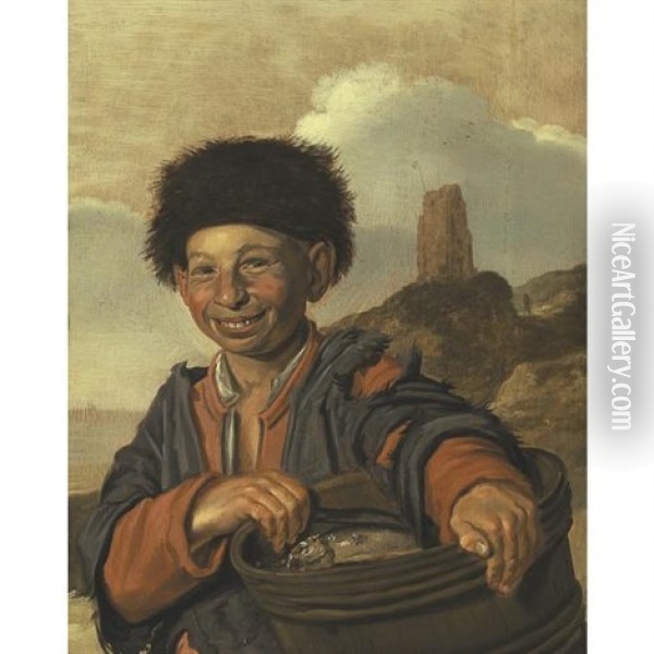 Young Fisherboy Oil Painting - Frans Hals