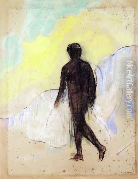 The Man Oil Painting - Odilon Redon