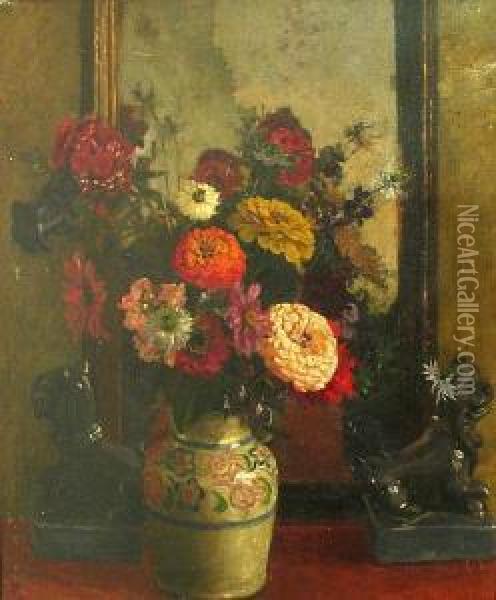 Summer Flowers Oil Painting - Charles Ward