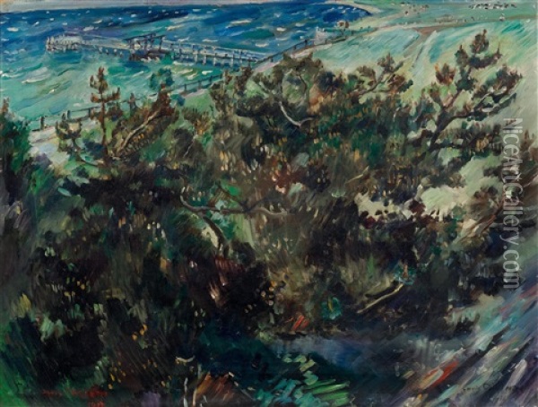 Kuste Bei Nienhagen Oil Painting - Lovis Corinth