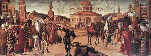 The Triumph of St George 1502 2 Oil Painting - Vittore Carpaccio