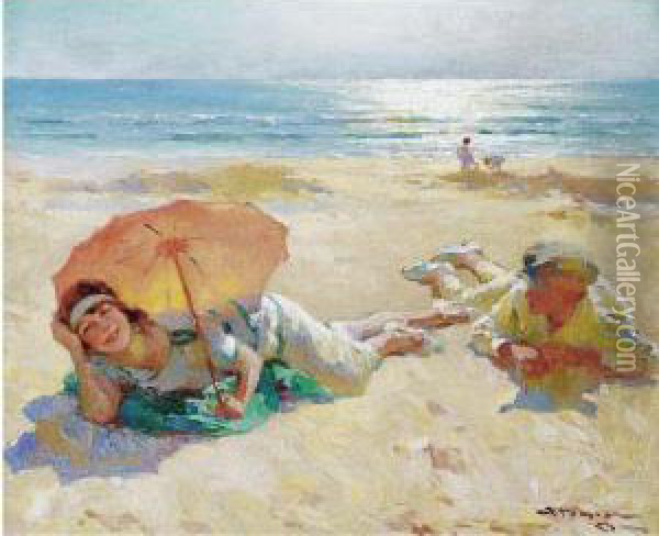 Sunshine Oil Painting - Charles Garabed Atamian
