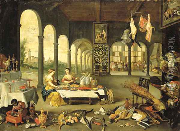 An Allegory of Taste Oil Painting - Jan van Kessel