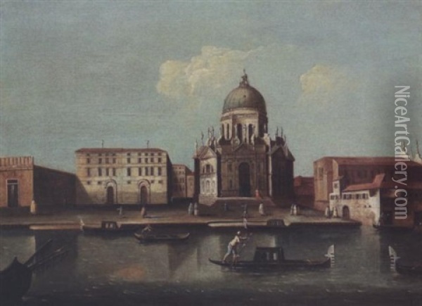 Santa Maria Della Salute, Venice Oil Painting - Michele Marieschi
