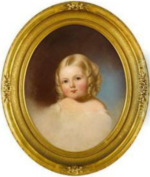Portrait Of Elizabeth Godey Oil Painting - Jane Cooper Sully