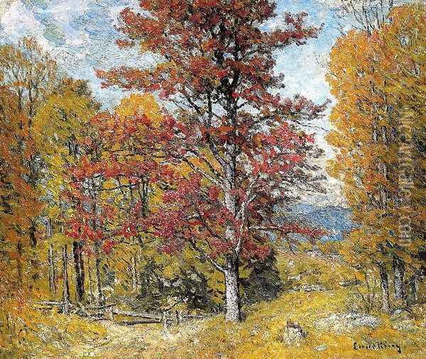 Early Autumn Oil Painting - John Joseph Enneking