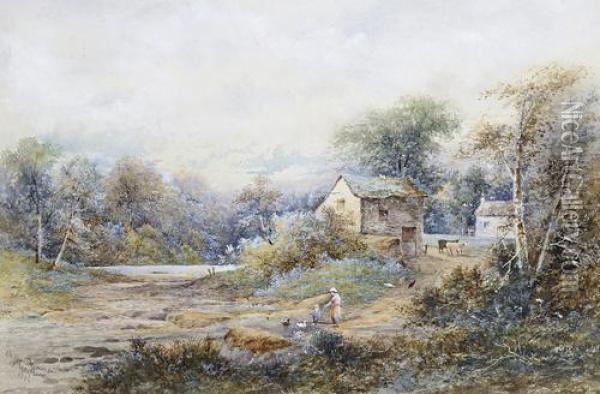 'elterwater'; 'on The Derwent' Oil Painting - John MacPherson
