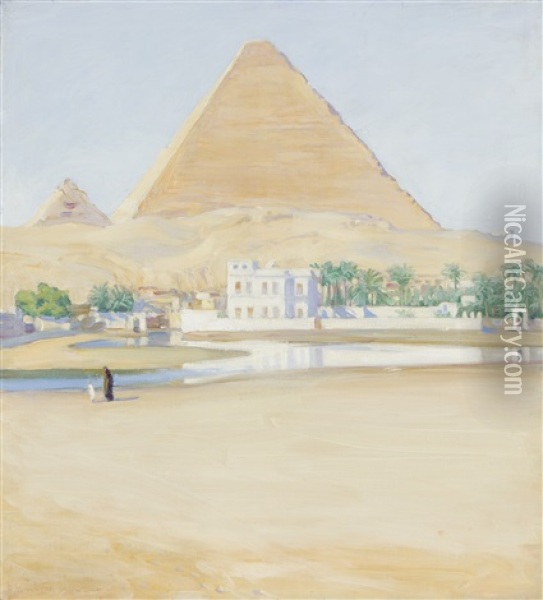Egypt Oil Painting - Akseli Valdemar Gallen-Kallela