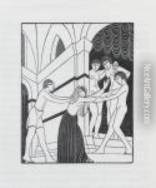 The Song Of Songs. Oil Painting - Eric Gill