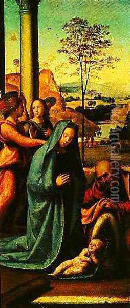 Nativity Oil Painting - Fra Bartolomeo