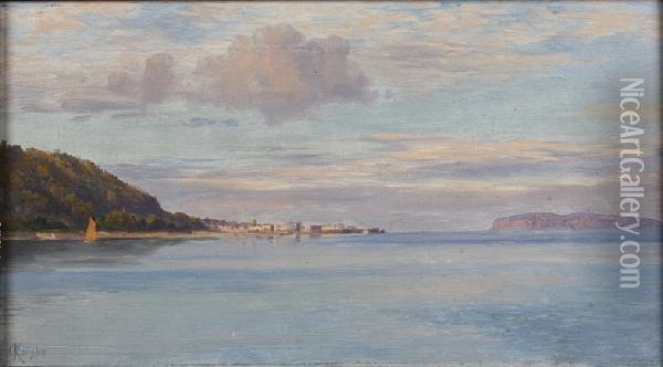 Appledore, High Tide Oil Painting - Charles Parsons Knight