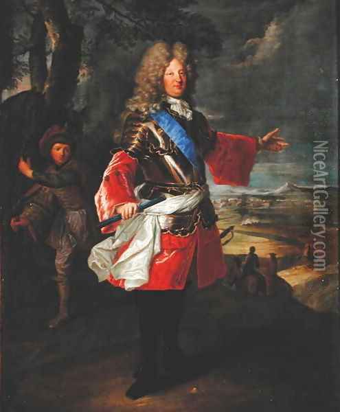 Louis de France Oil Painting - Hyacinthe Rigaud