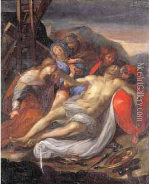 La Deposition De Croix Oil Painting - Carlo Francesco Nuvolone