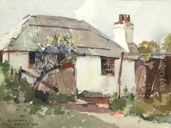 Old House Bathurst Oil Painting - Benjamin Edwin Minns