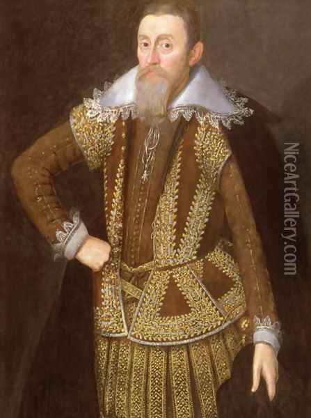William Parker, 4th Baron Monteagle and 11th Baron Morley (1575-1622) Oil Painting - John de Critz