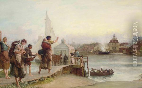 Lynn Ferry Oil Painting - Robert Walker Macbeth