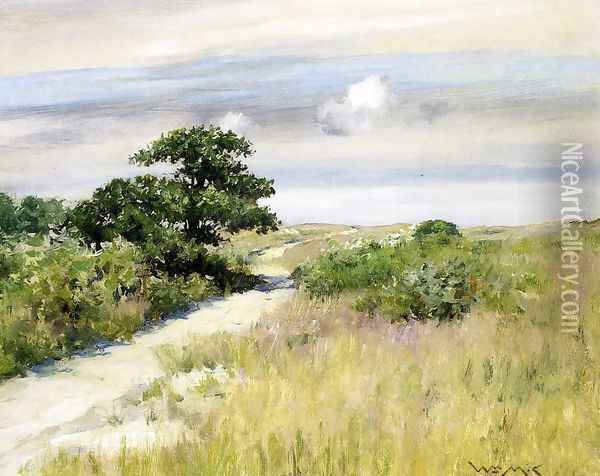 Shinnecock Hills II Oil Painting - William Merritt Chase