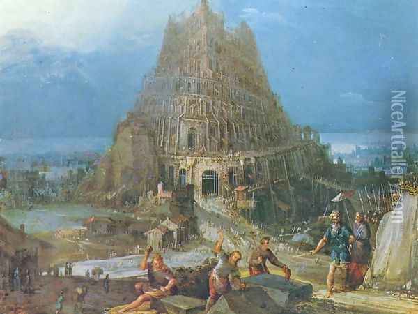 Tower of Babel Oil Painting - Pieter the Elder Bruegel