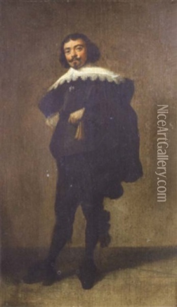 Portrait D'homme Oil Painting - Hendrick Gerritsz. Pot
