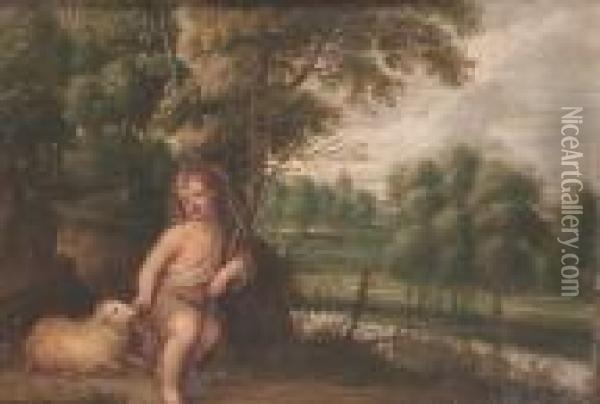 The Infant Saint John The Baptist Oil Painting - Pieter Van Avont