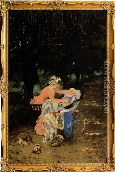 La Petite Soeur Oil Painting - Horace de Callias