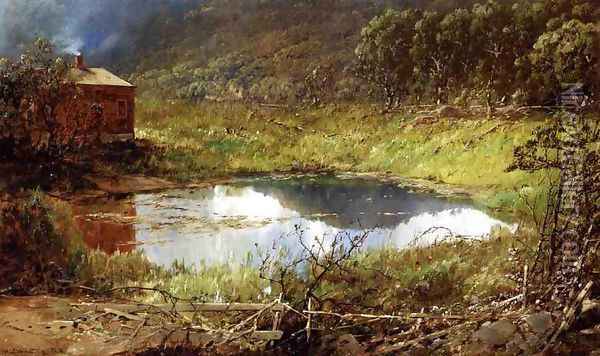 The Pond Oil Painting - William Louis Sonntag
