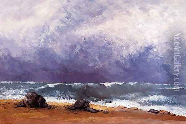 The Wave IV Oil Painting - Gustave Courbet