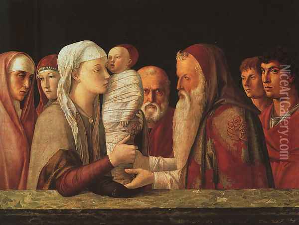The Presentation at the Temple 1459 Oil Painting - Giovanni Bellini