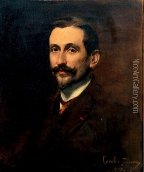Portrait D'henri Valentino Oil Painting -  Carolus-Duran