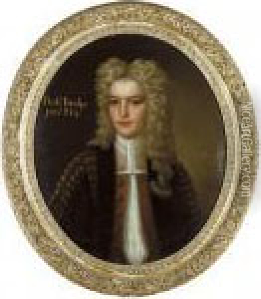 Portrait Of Robert Broke, Jnr. (1701-1718) Oil Painting - Thomas Gibson