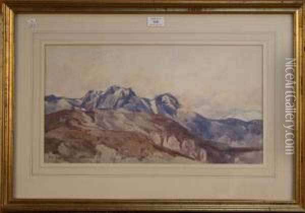 Alpes Maritimes Oil Painting - Herbert Hughes Stanton