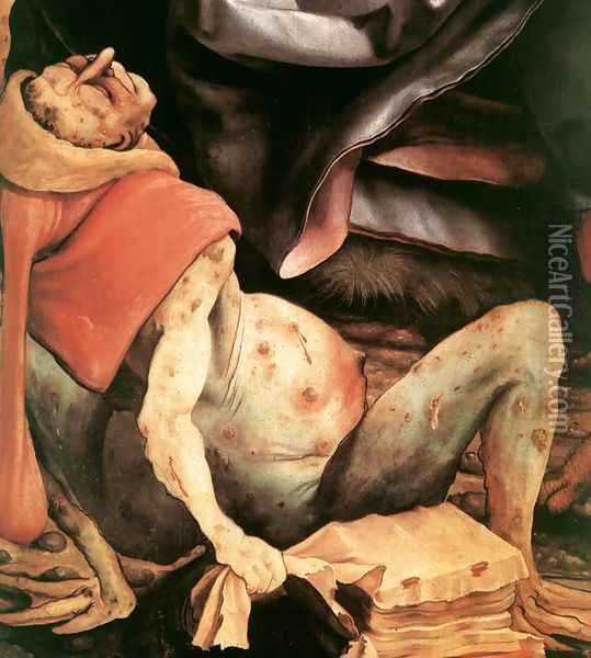 The Temptation of St Antony (detail 4) c. 1515 Oil Painting - Matthias Grunewald (Mathis Gothardt)