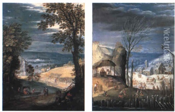 Spring And Summer Oil Painting - Jan Brueghel the Elder