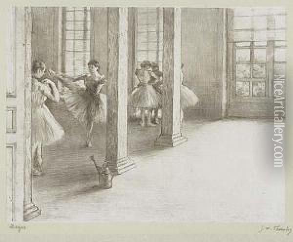 Danseuses>. Oil Painting - Wilhelm George Wagner