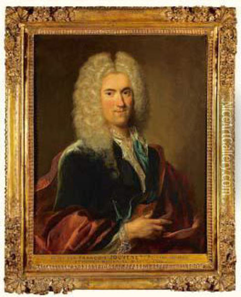 Portrait D'homme Oil Painting - Francois Le Jeune Jouvenet