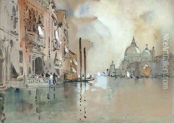 The Grand Canal, Venice 3 Oil Painting - Hercules Brabazon Brabazon