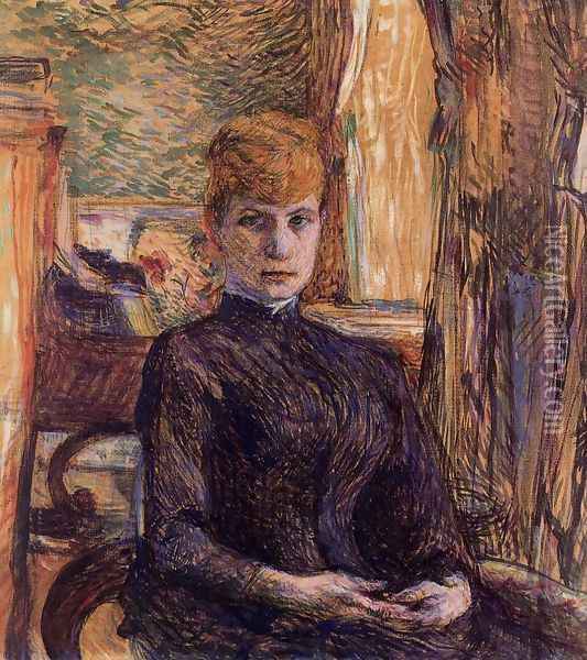 Madame Juliette Pascal Oil Painting - Henri De Toulouse-Lautrec