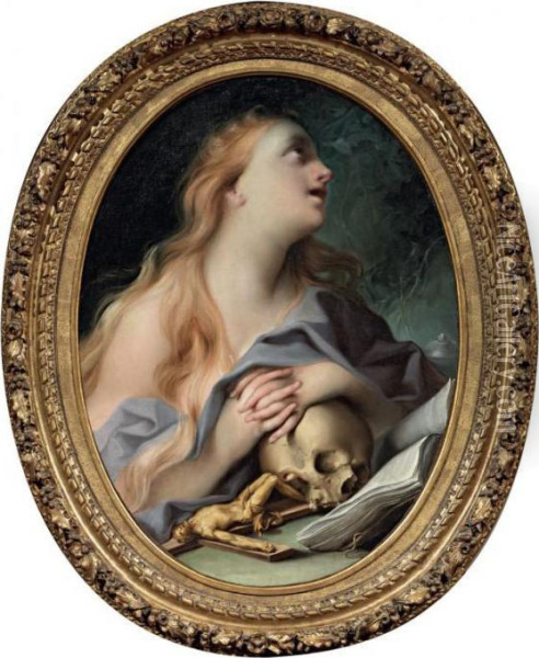Maddalena Penitente Oil Painting - Ignazio Stern