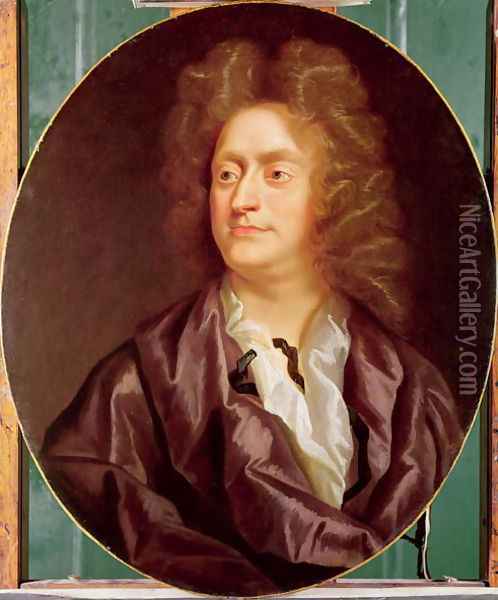 Portrait of Henry Purcell, 1695 Oil Painting - Johann Closterman