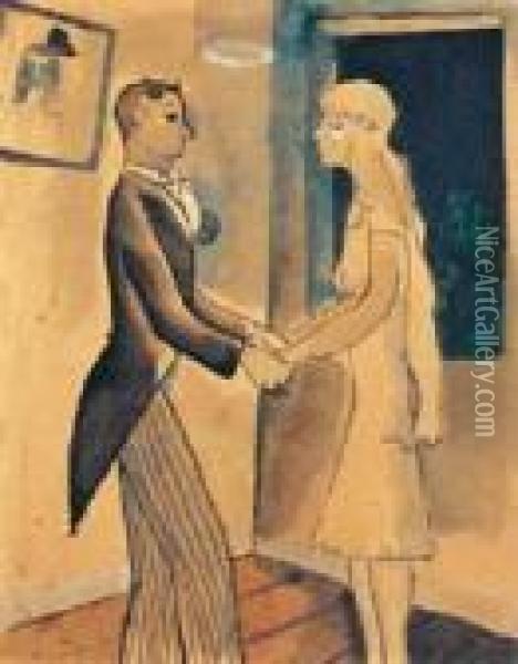 Noivos Oil Painting - Ismael Nery