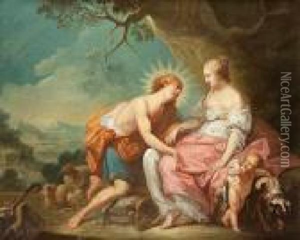Apollo And The Cumean Sibyl Oil Painting - Francois Boucher